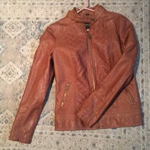 Guess Faux Leather Moto Jacket